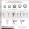 Service Caster 4 Inch SS Thermoplastic Rubber 1/2 Inch Threaded Stem Caster Set Total Lock Brake SCC-SSTSTTL20S414-TPRB-381615-4 - alternate 5